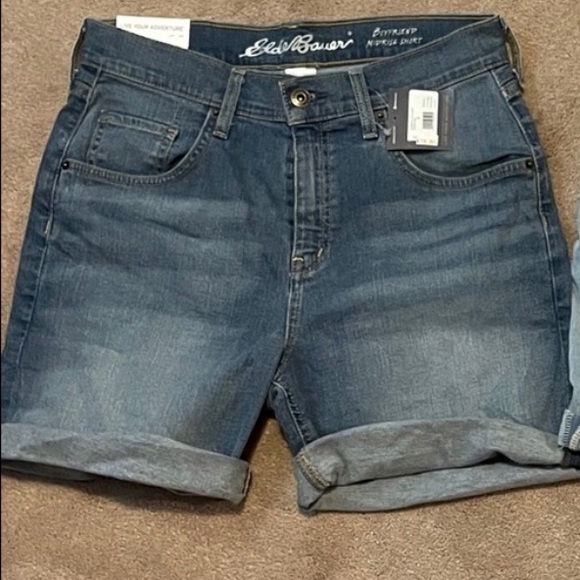 Eddie Bauer Pants - Eddie Bauer Midrise Blue Denim Shorts